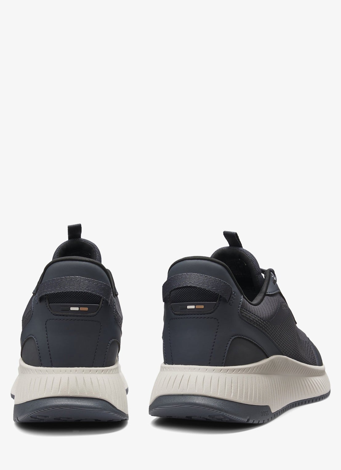 BOSS TTNM sneaker met logo - detail 3 donkerblauw