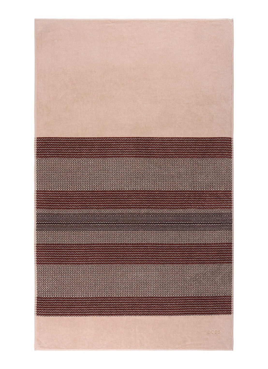 BOSS Vassily badhanddoek - 55 x 90 cm - voorkant beige