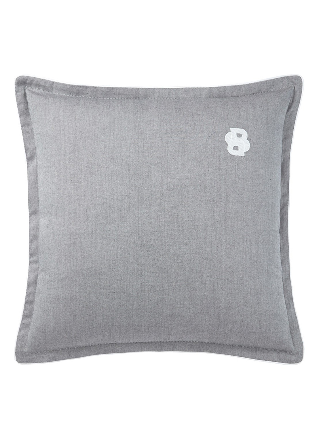 BOSS Volumn sierkussenhoes 45 x 45 cm - voorkant 2 grijs