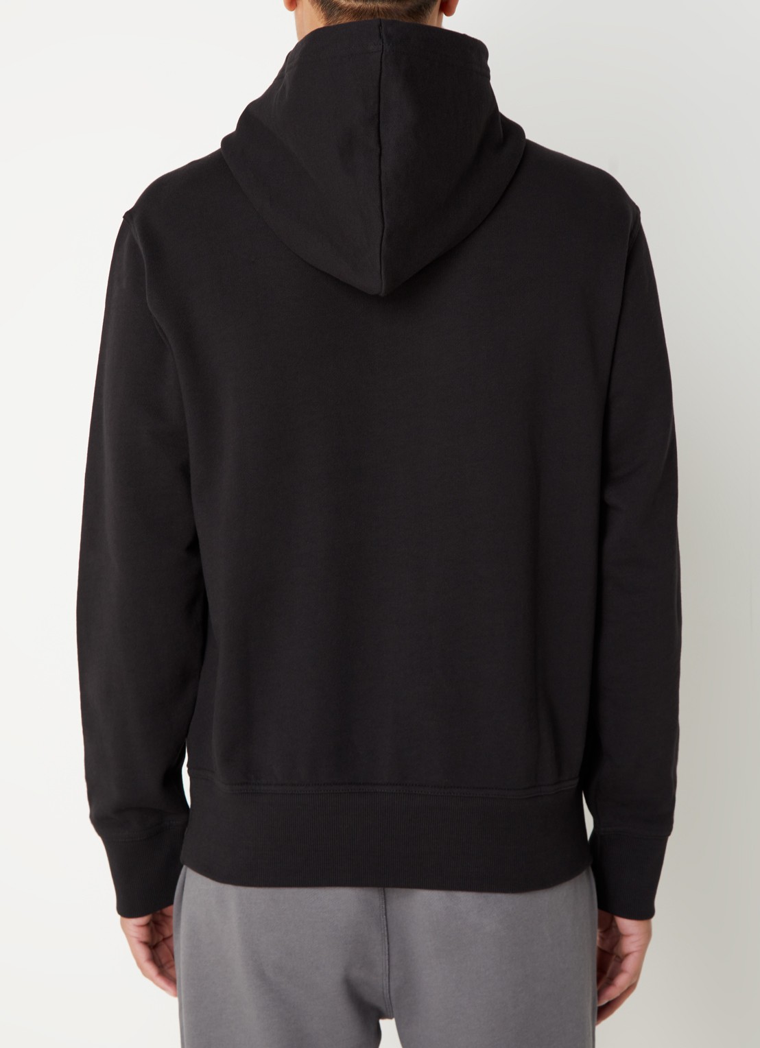 BOSS Webasic hoodie met logoprint - achterkant 5 zwart