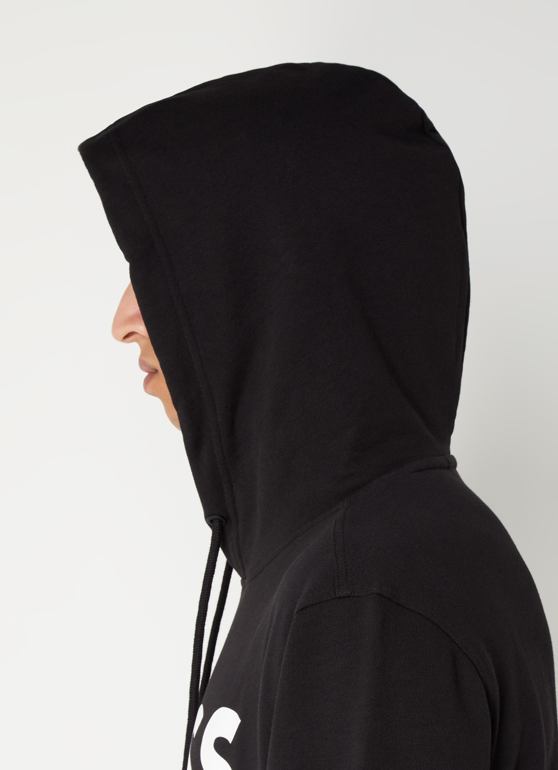 BOSS Webasic hoodie met logoprint - detail 2 zwart