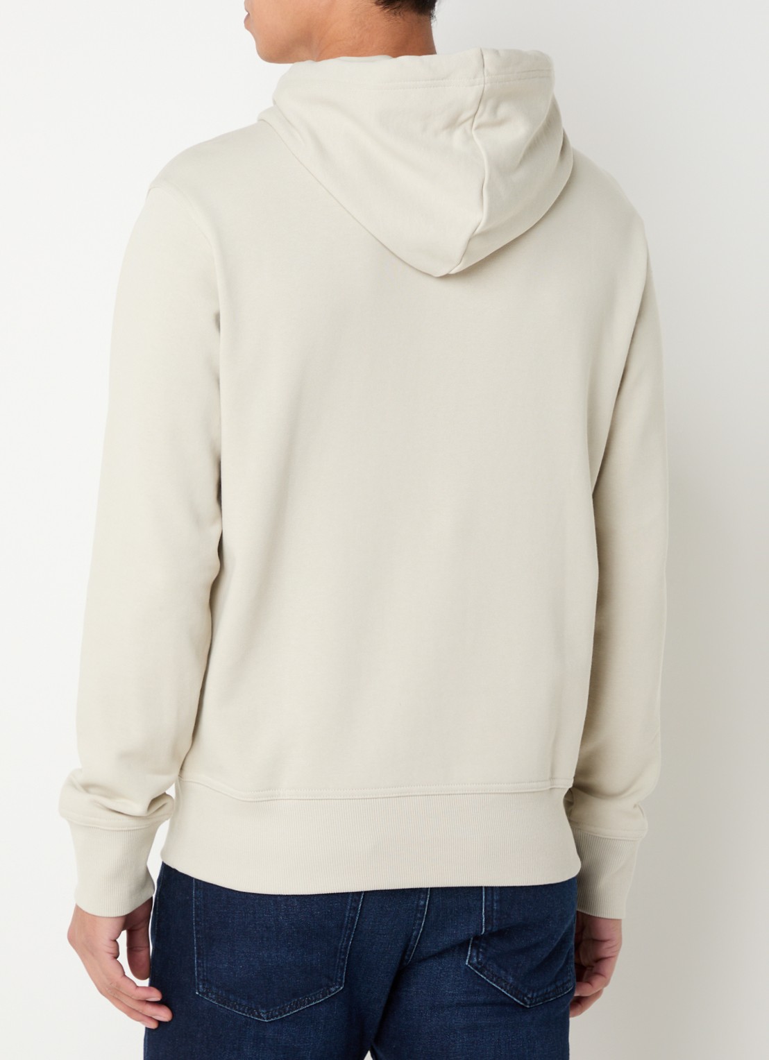 BOSS Webasic hoodie met logoprint - achterkant 5 beige