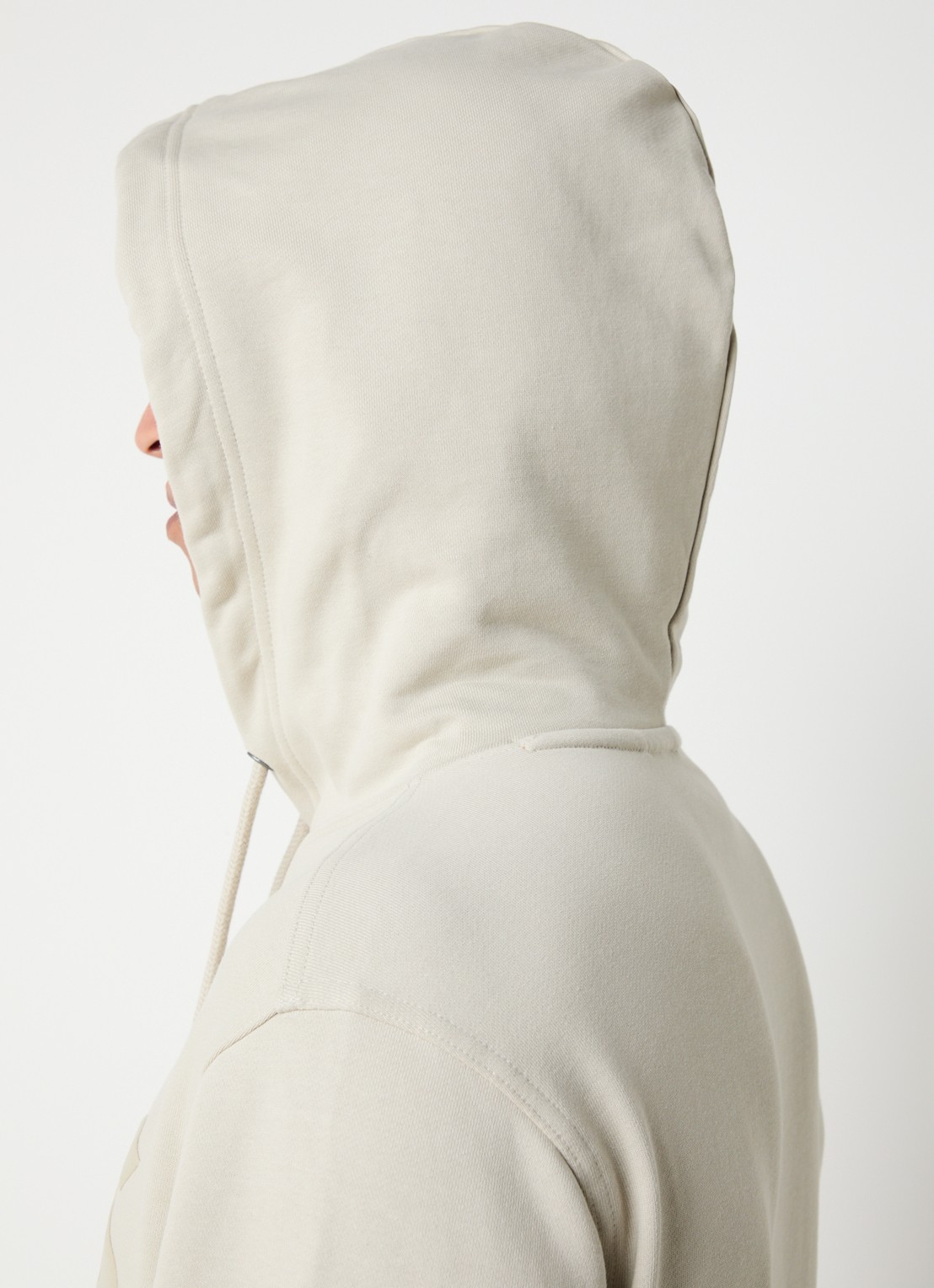 BOSS Webasic hoodie met logoprint - detail 2 beige