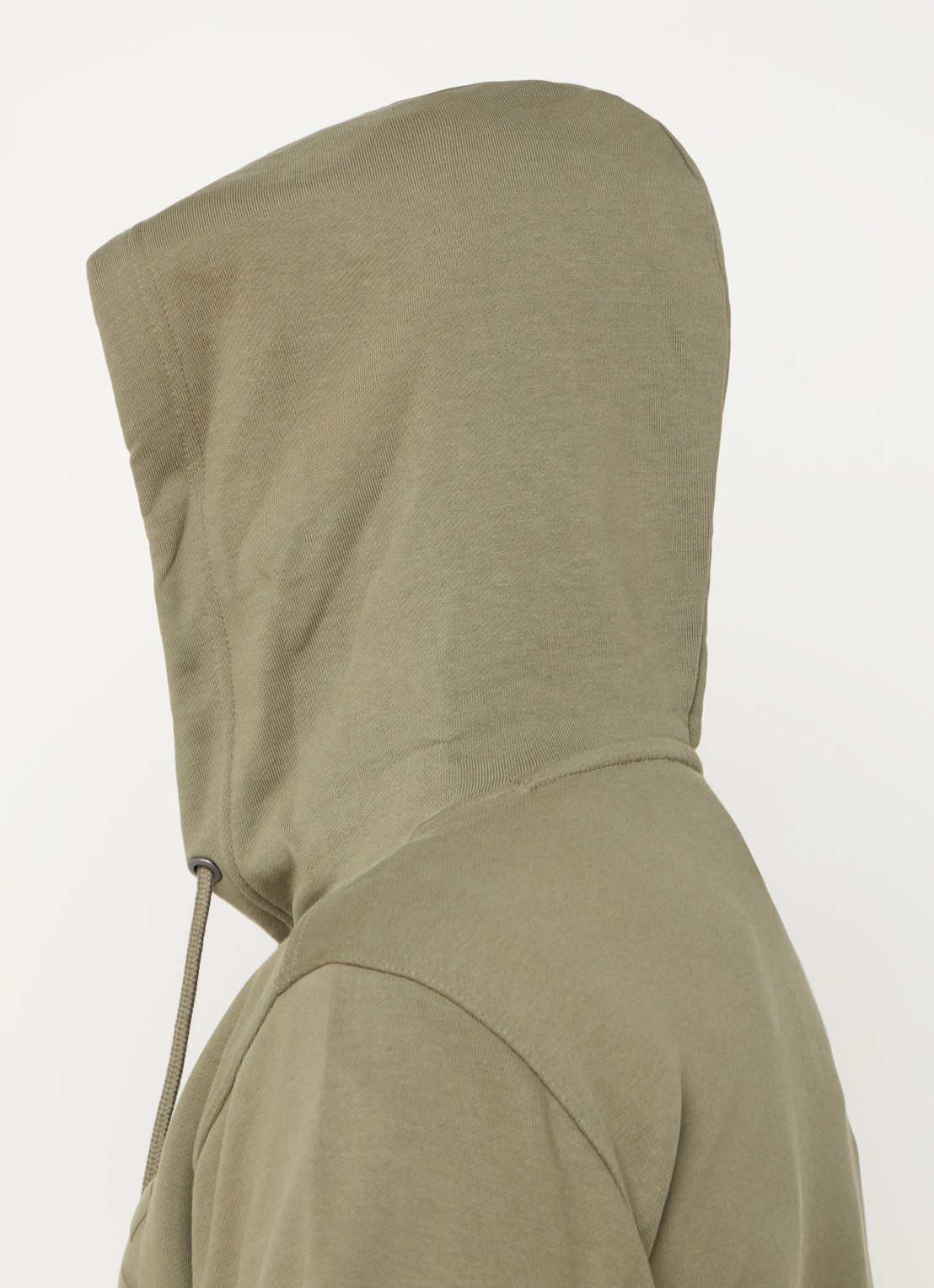 BOSS Webasic hoodie met logoprint - detail 2 legergroen