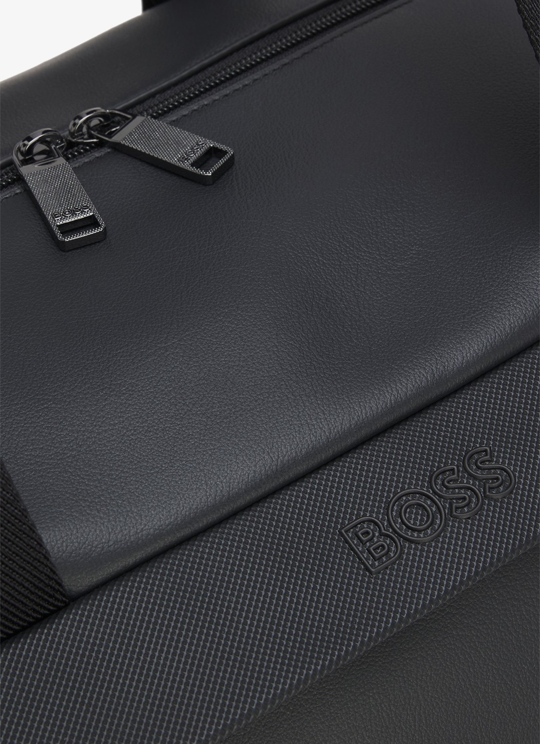 BOSS Weekendtas met logo - detail 5 zwart