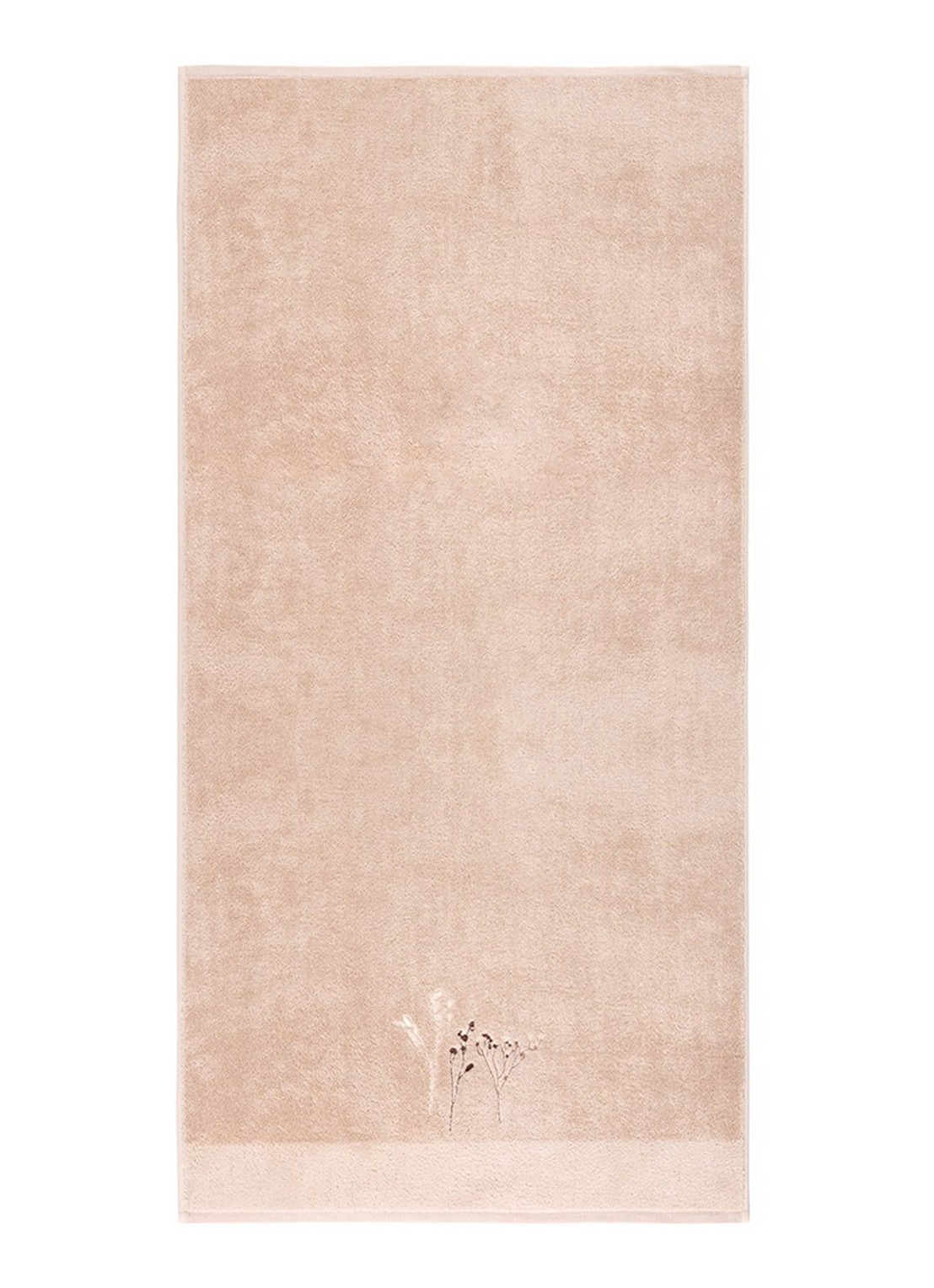 BOSS Wild Millet badhanddoek - 600 gr/m2 - 70 x 140 cm - voorkant beige
