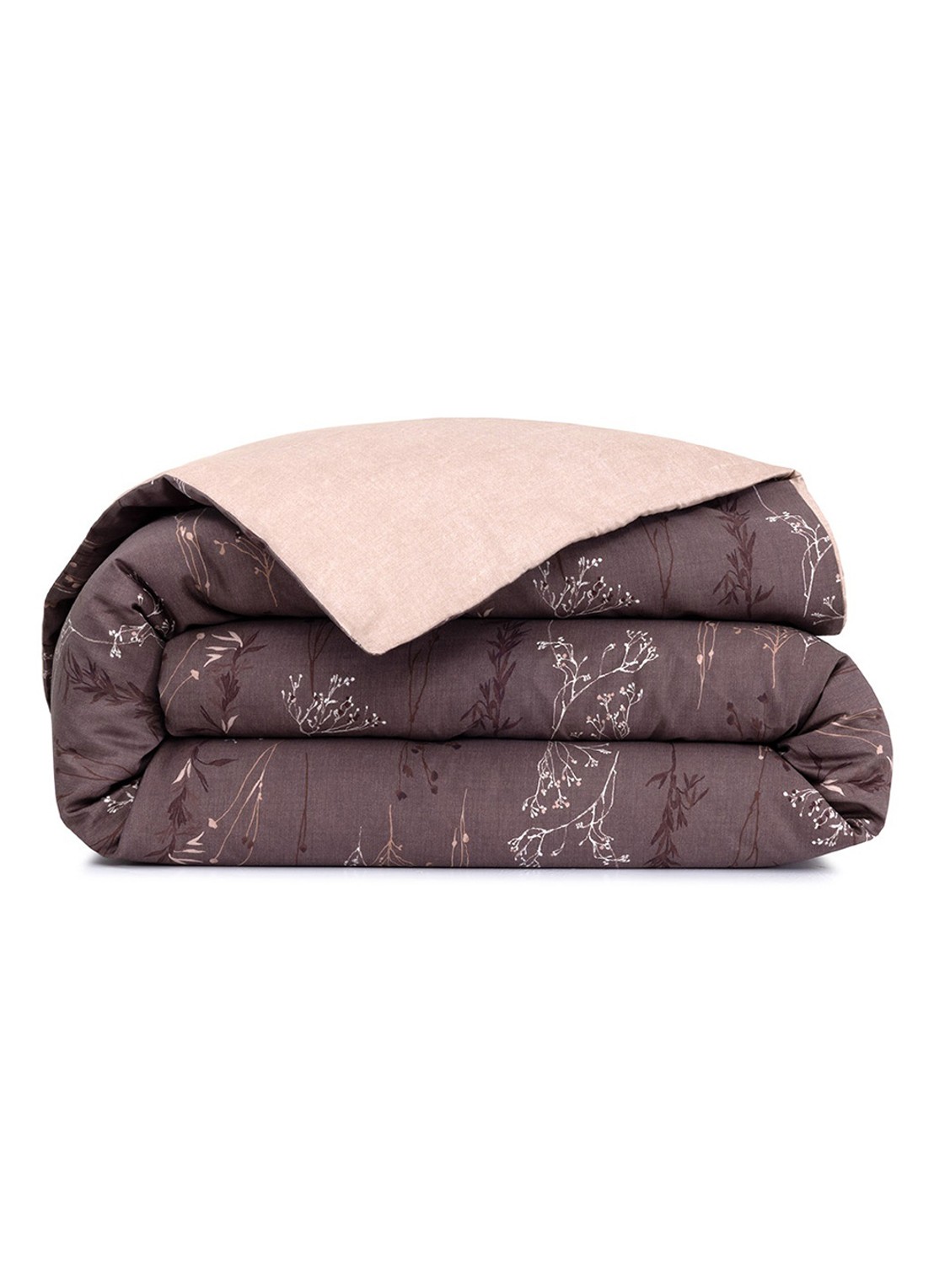 BOSS Wild Millet dekbedovertrek 120TC - exclusief kussenslopen - voorkant 3 bruin