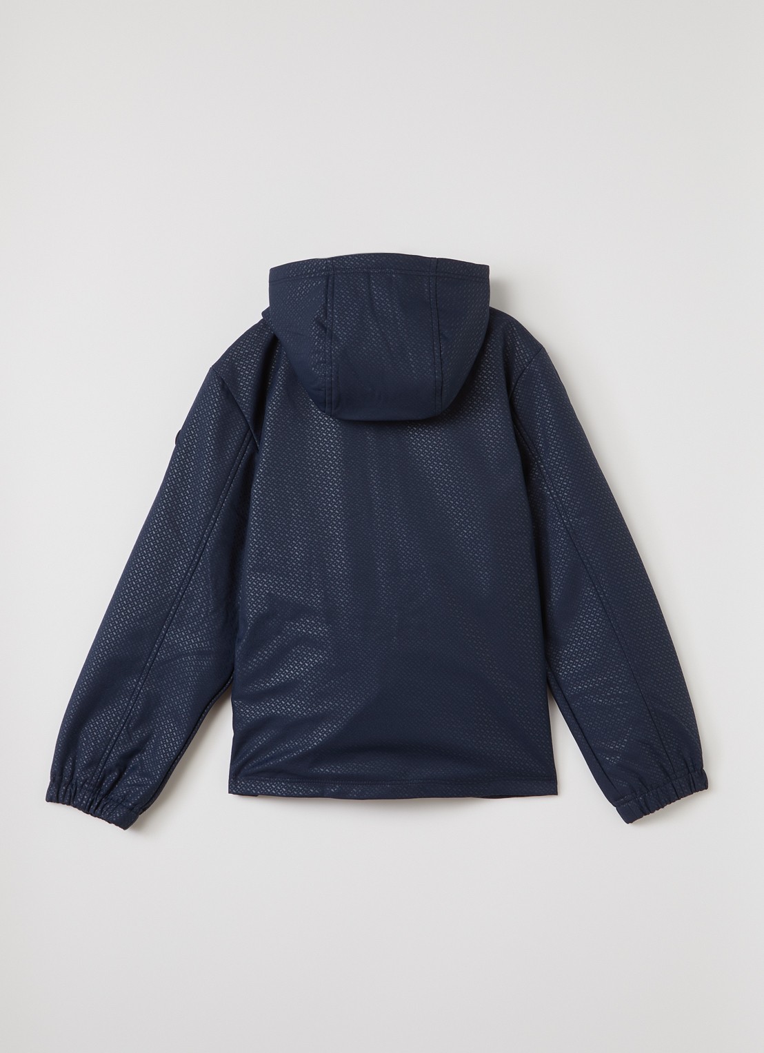 BOSS Windjack met logoprint - achterkant 3 donkerblauw