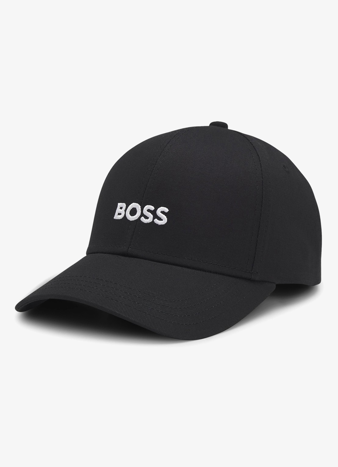 BOSS Zed pet met logoborduring - detail 3 zwart