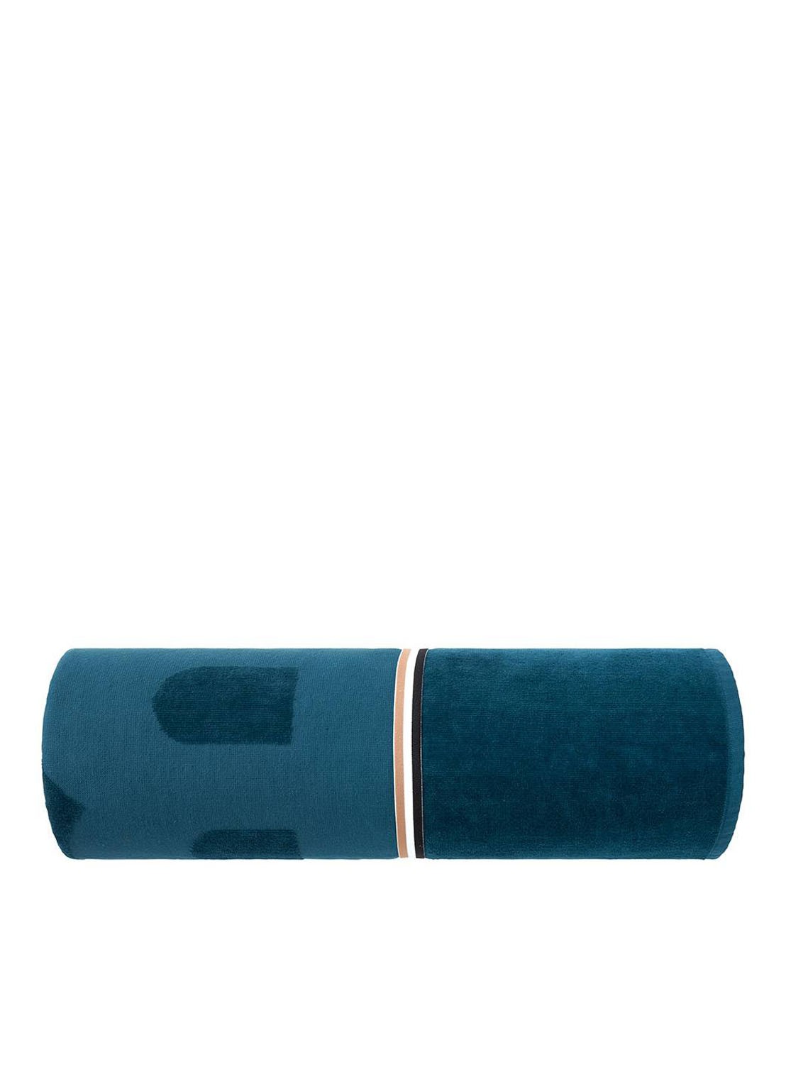 BOSS Zuma strandlaken - 420g/m² - 100 x 180 cm - detail 4 donkerblauw