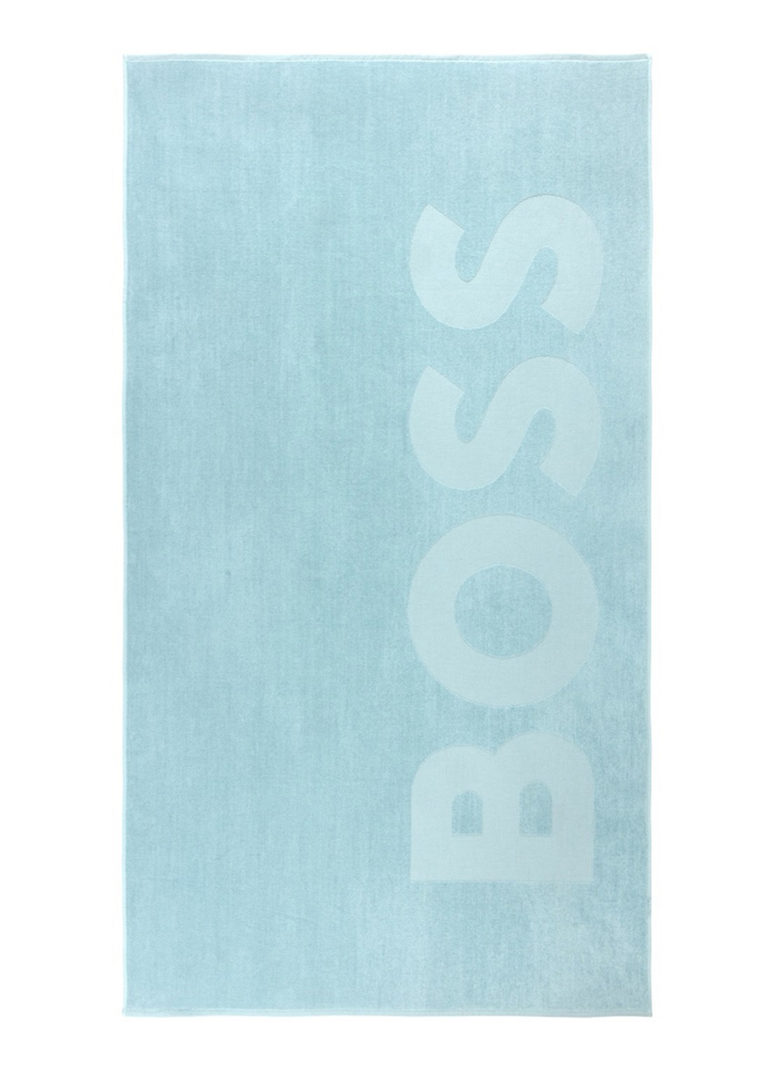 BOSS Zuma strandlaken - 420g/m² - 100 x 180 cm - voorkant lichtblauw