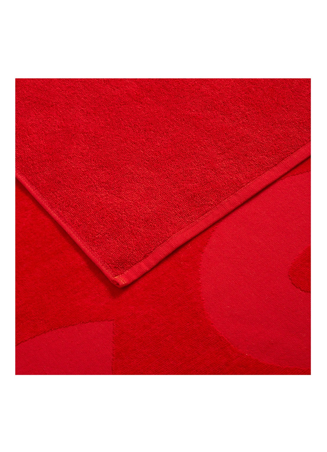 BOSS Zuma strandlaken - 420g/m² - 100 x 180 cm - detail rood