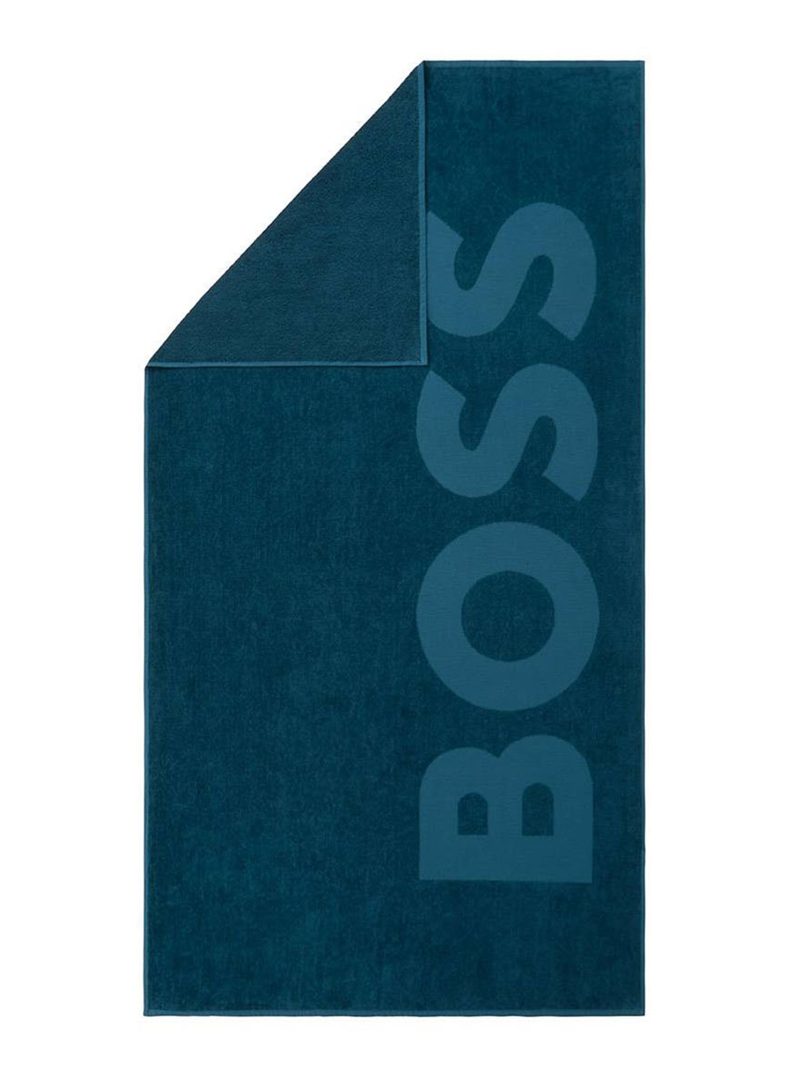 BOSS Zuma strandlaken - 420g/m² - 100 x 180 cm - voorkant 3 donkerblauw