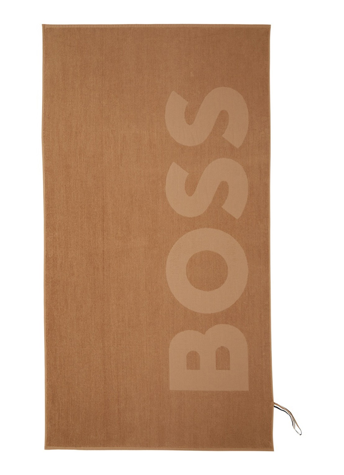 BOSS Zuma strandlaken - 420g/m² - 100 x 180 cm - voorkant 3 camel