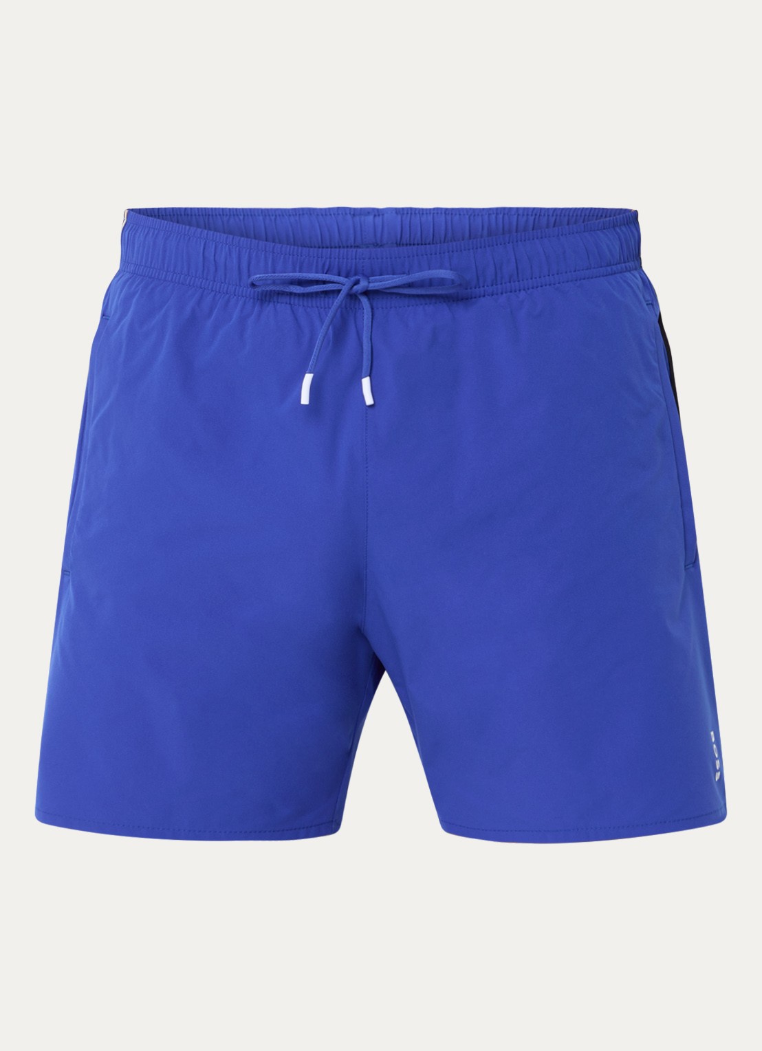 BOSS Zwemshort met kenmerkende streep en logo - voorkant 3 medium blue-427 / blauw