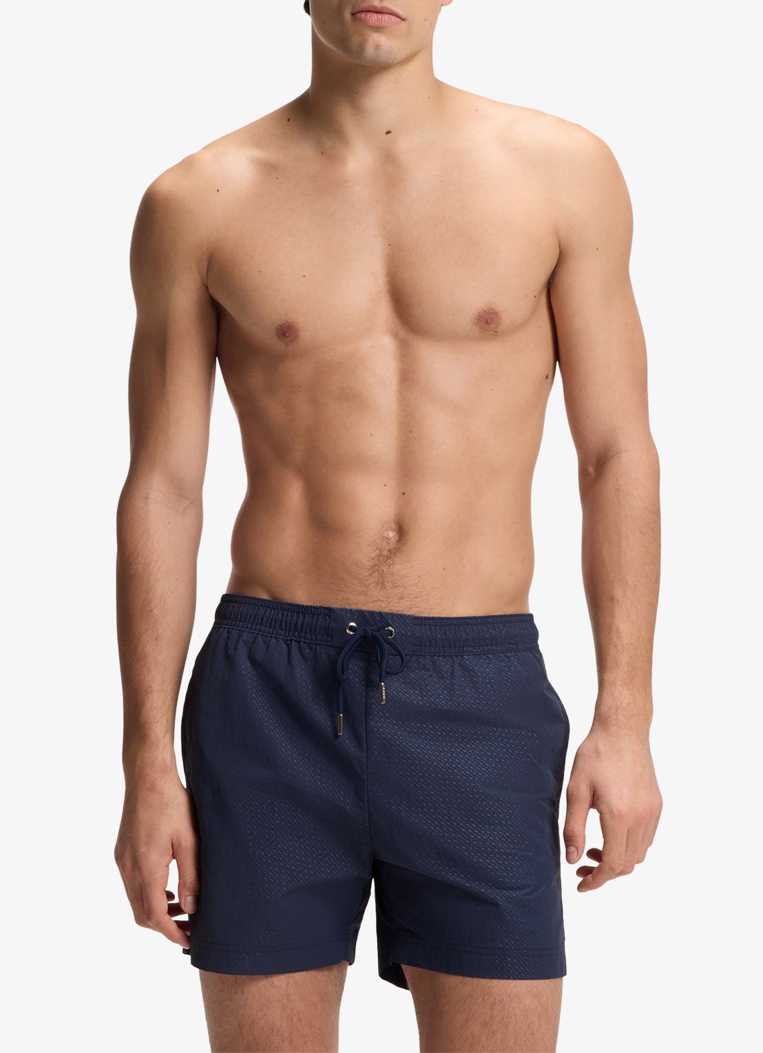 BOSS Zwemshort met steekzakken - voorkant 2 donkerblauw