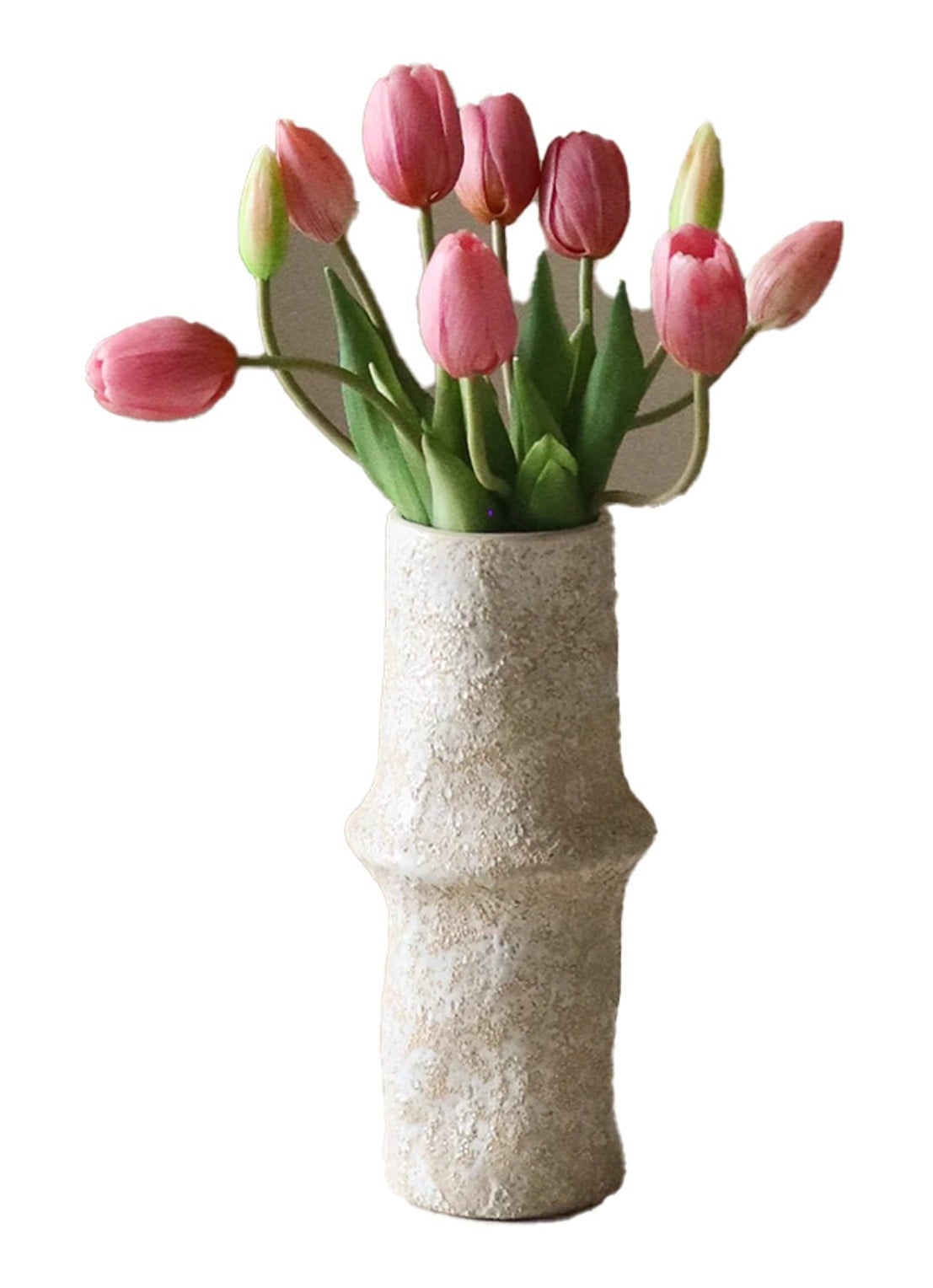 Botané Tulip kunstboeket - voorkant 2 roze