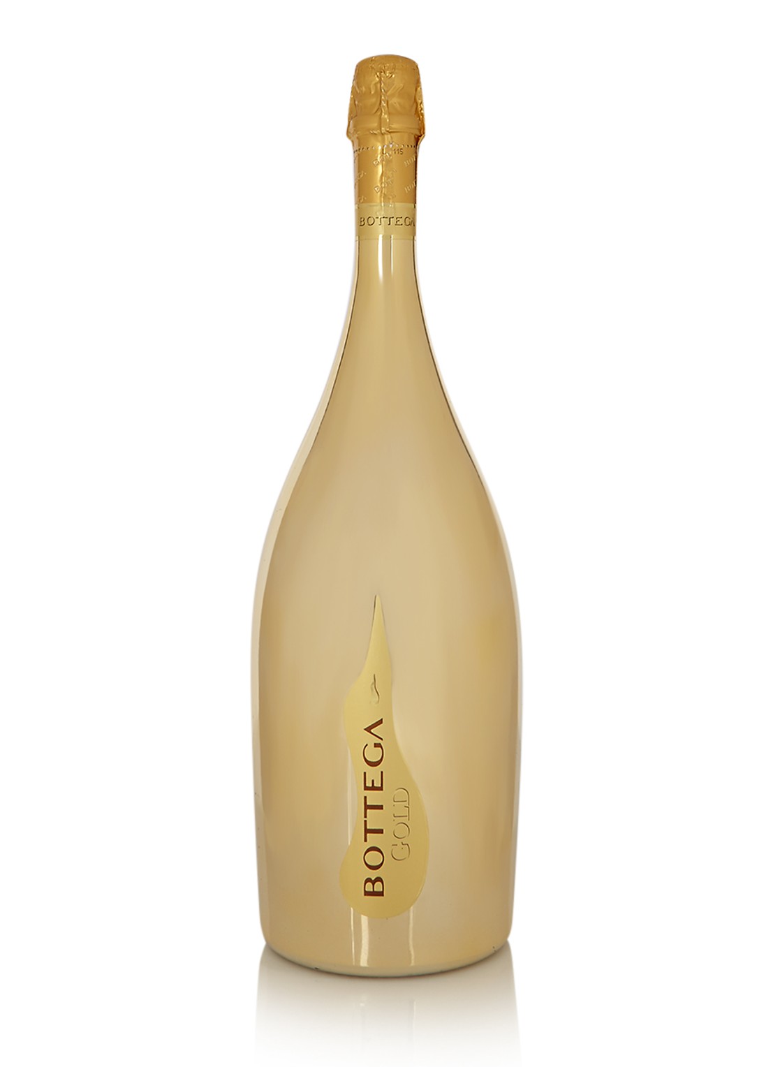 Bottega Gold Magnum Prosecco Brut 1,5 liter - voorkant goud