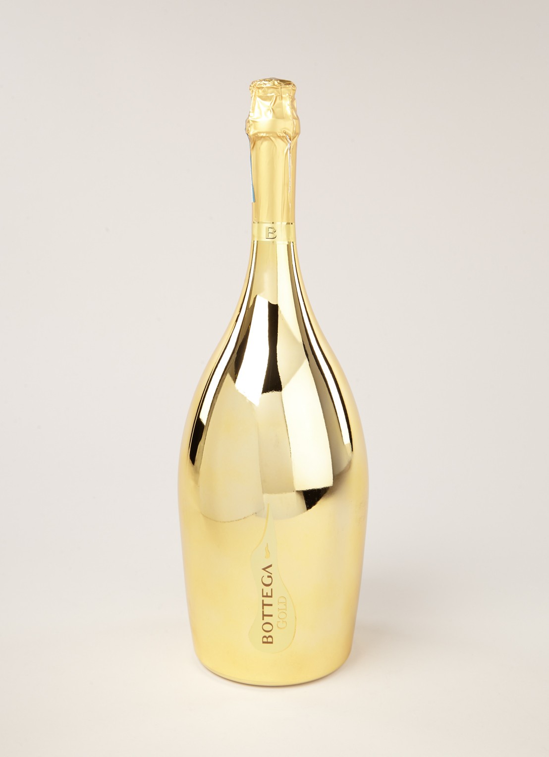 Bottega Gold Prosecco mousserende wijn Jeroboam fles 3 liter - voorkant 2 goud