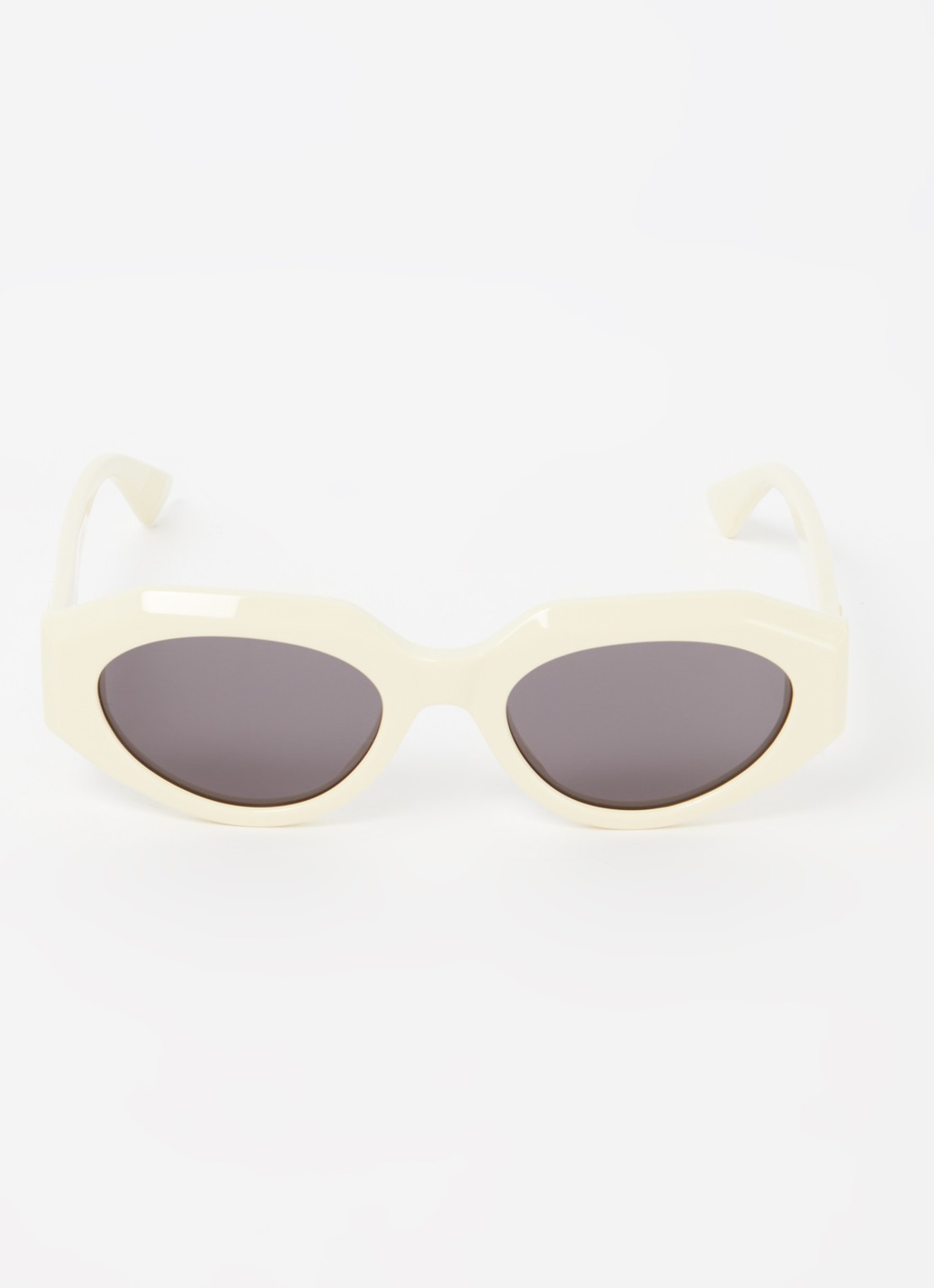 Bottega Veneta Cat Eye zonnebril BV1031S - detail creme