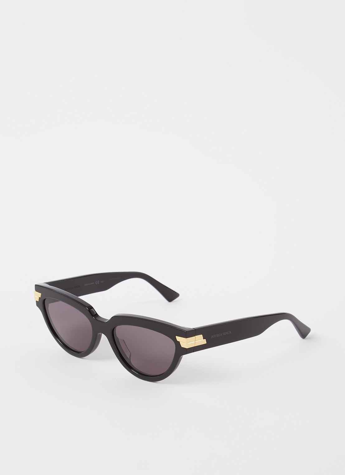 Bottega Veneta Cat Eye zonnebril BV1035S - voorkant 3 zwart