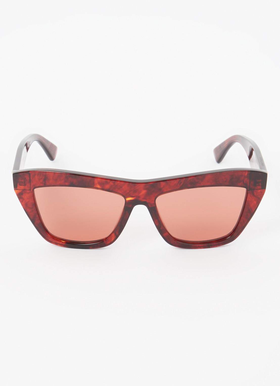 Bottega Veneta Cat Eye zonnebril BV1121S - detail 3 steenrood