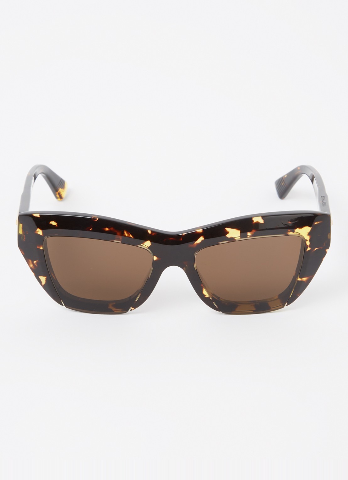 Bottega Veneta Cat Eye zonnebril BV1218S - detail donkerbruin