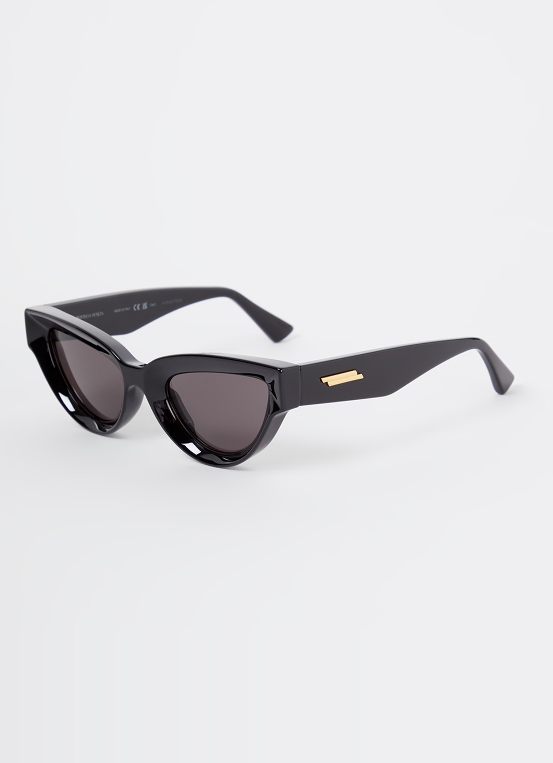 Bottega Veneta Cat Eye zonnebril BV124 - voorkant 4 zwart