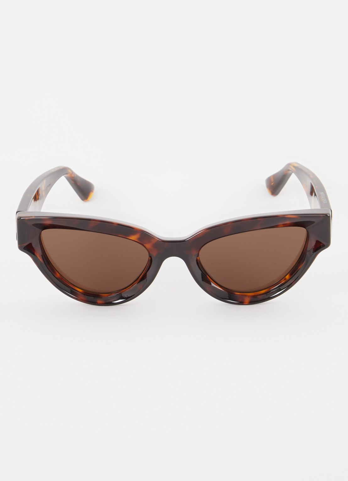 Bottega Veneta Cat Eye zonnebril BV1249S - detail donkerbruin