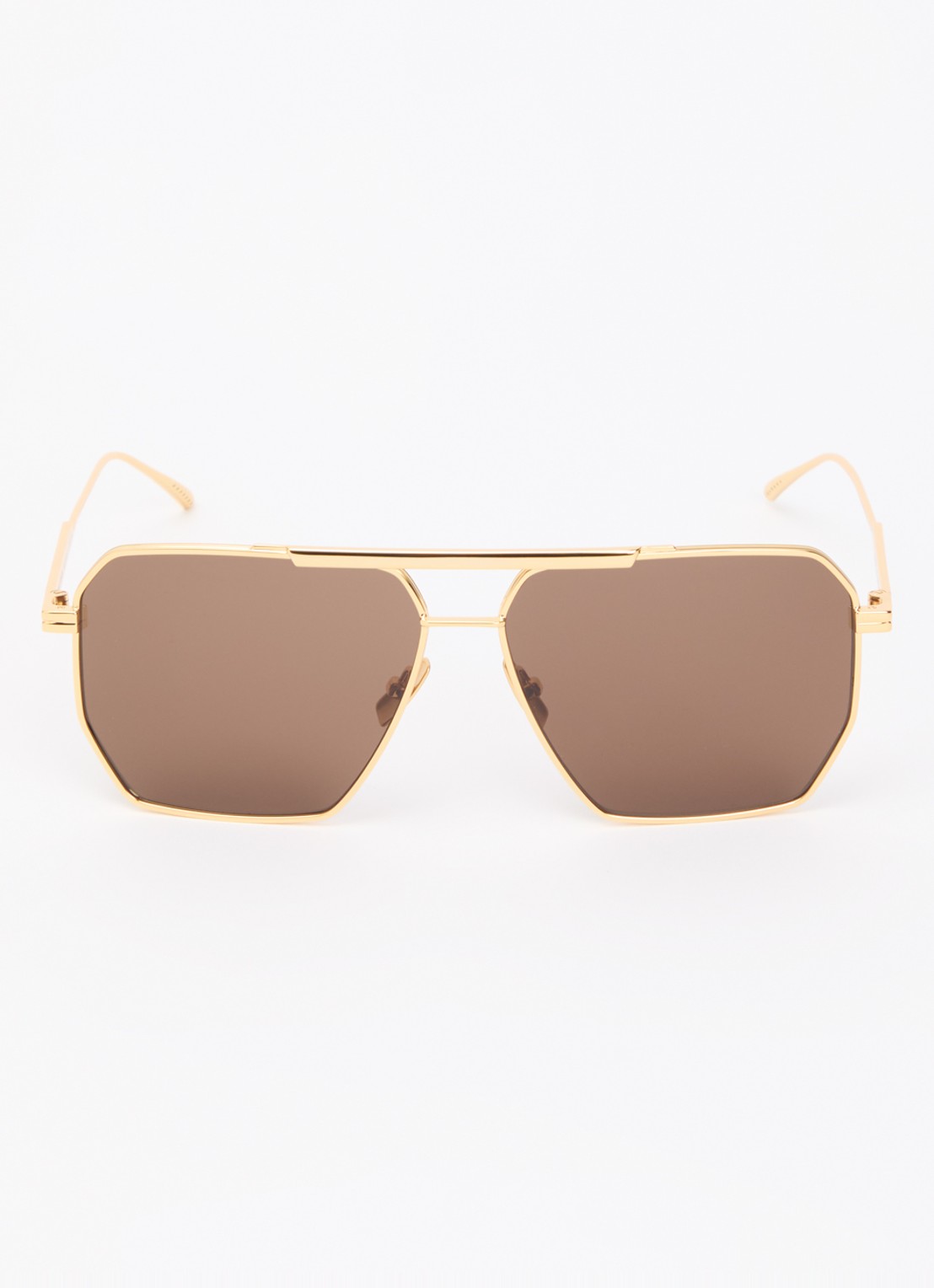 Bottega Veneta Piloten zonnebril BV1012S - detail goud