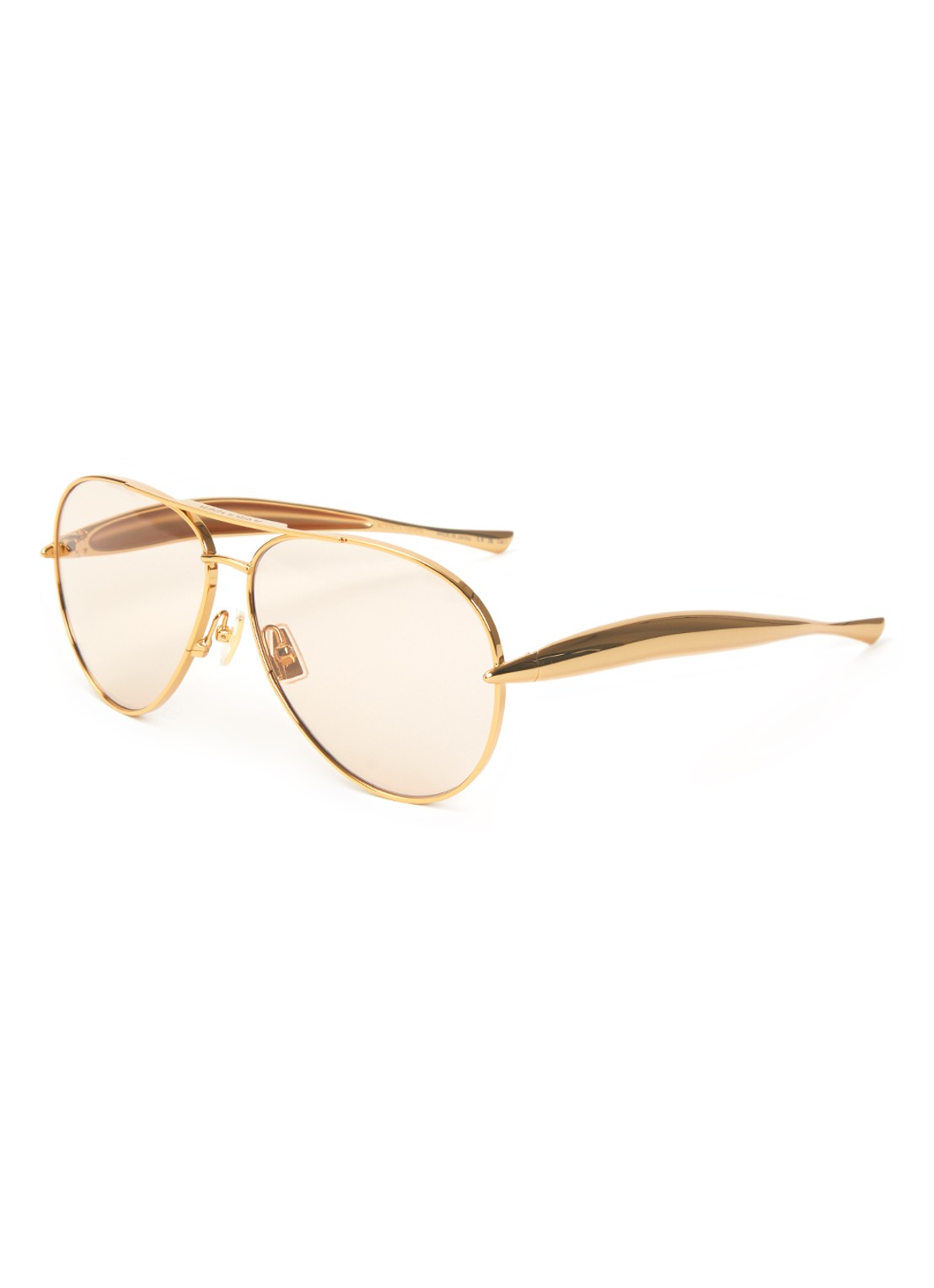 Bottega Veneta Piloten zonnebril BV1305S - voorkant 4 goud