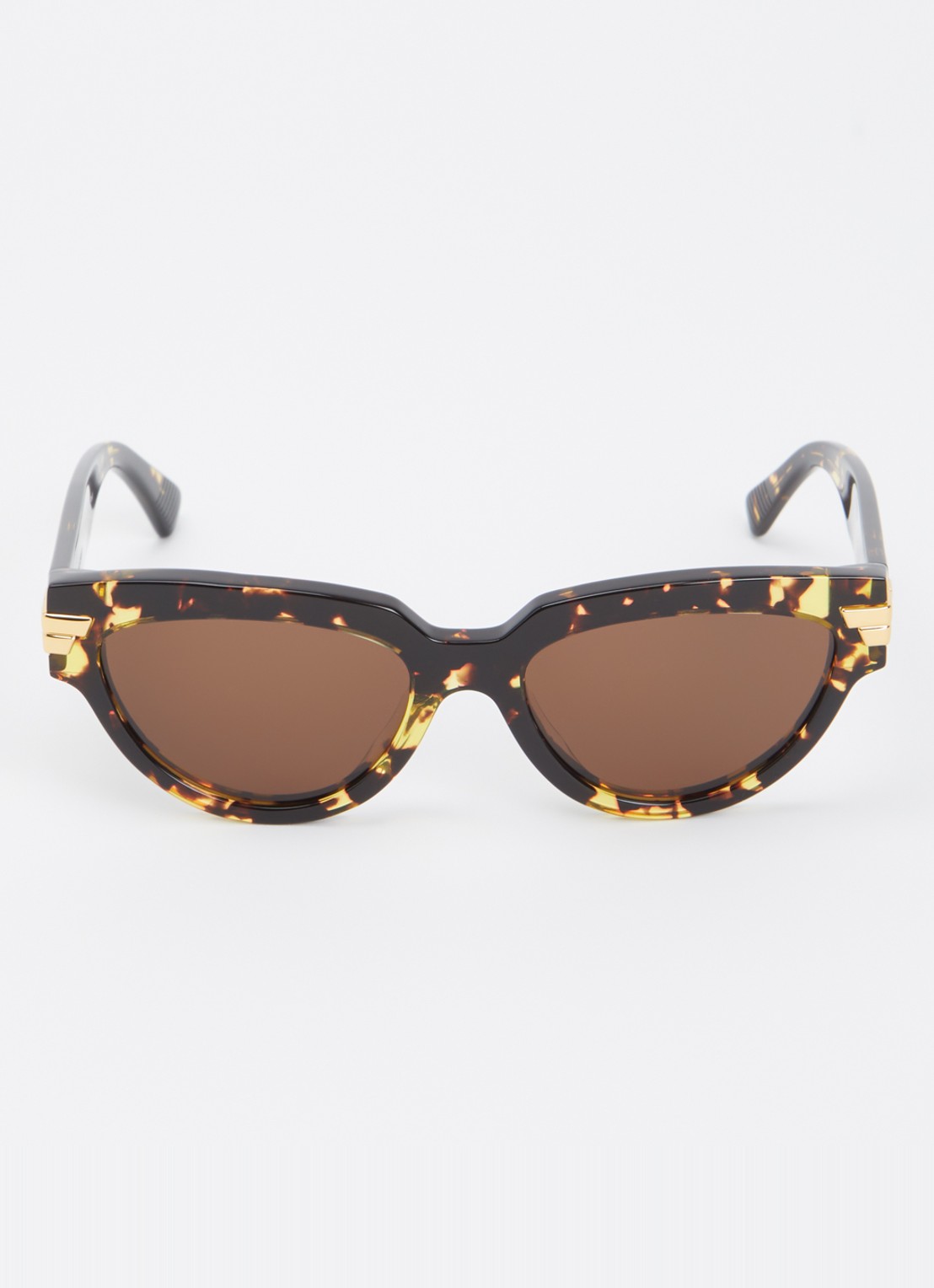 Bottega Veneta Retro zonnebril BV1035S - detail 2 donkerbruin