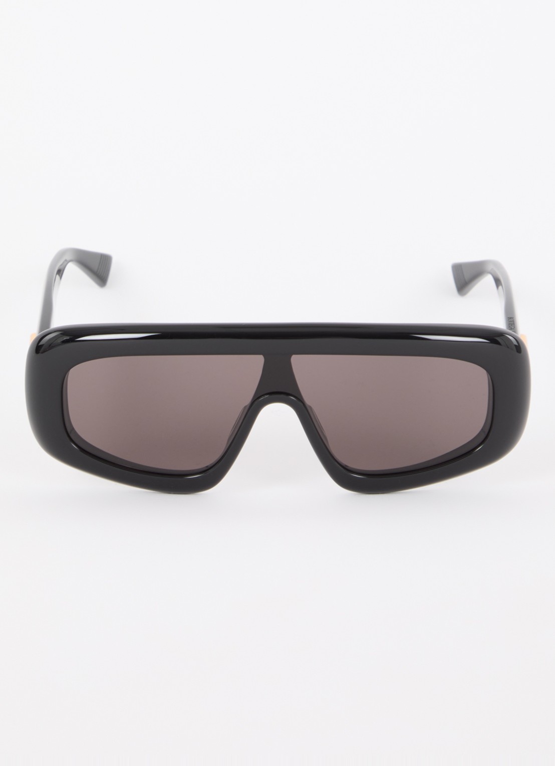 Bottega Veneta Shield zonnebril 6J000441  - detail zwart