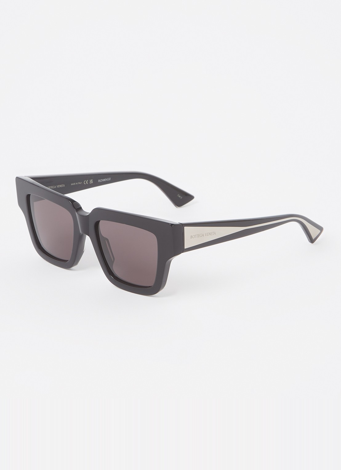 Bottega Veneta Wayfarer zonnebril BV1276S - voorkant 4 zwart