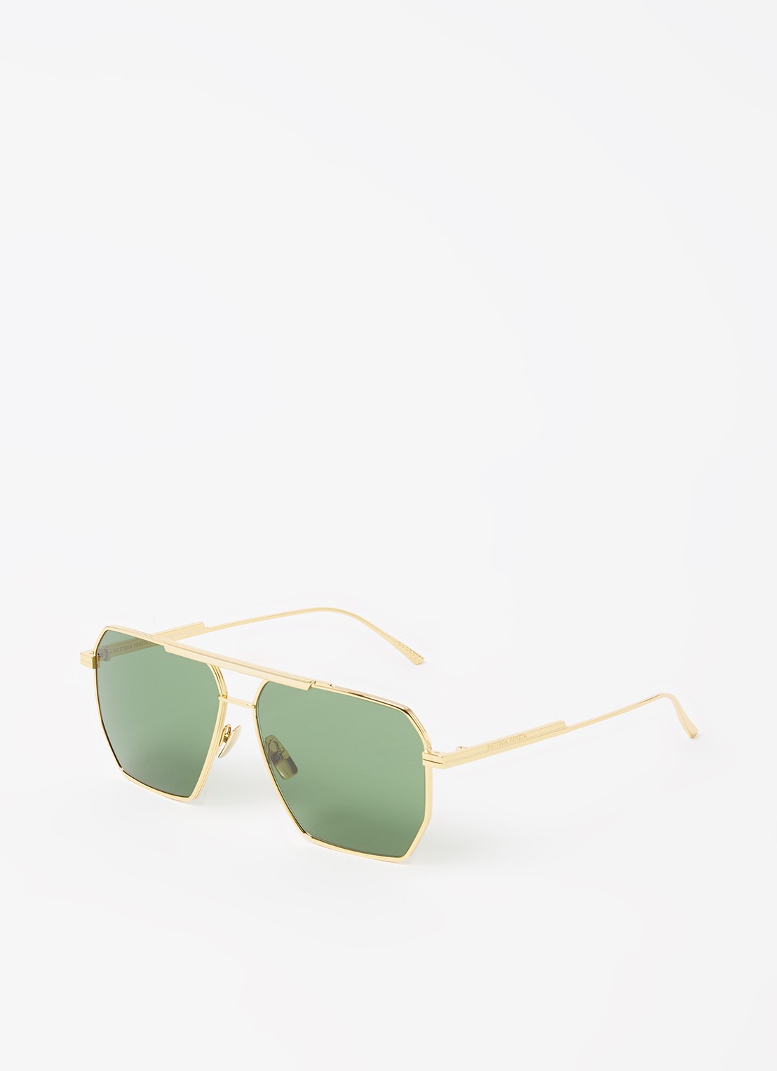Bottega Veneta Zonnebril BV1012S - voorkant goud