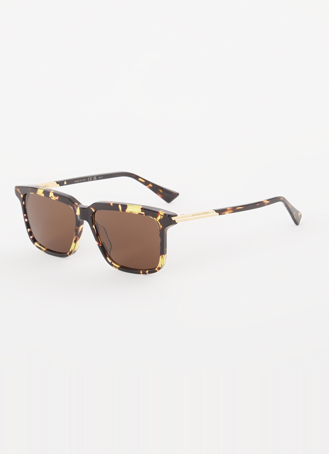 Bottega Veneta Zonnebril BV1261S - voorkant donkerbruin