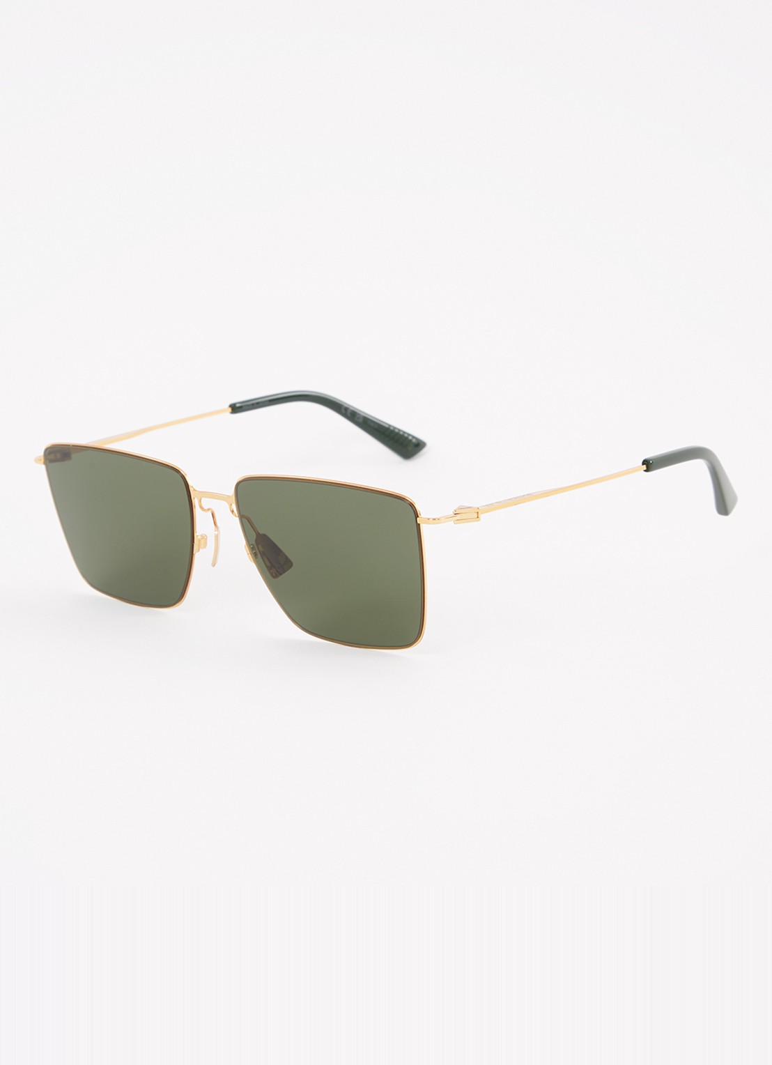 Bottega Veneta Zonnebril BV1267S - voorkant donkergroen