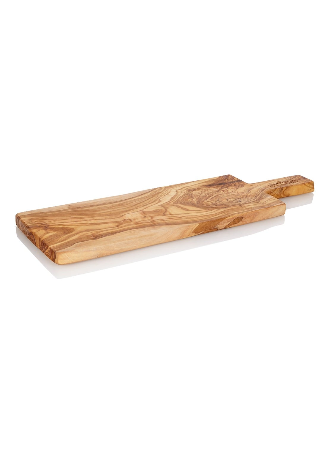 Bowls and Dishes Broodplank van olijfhout 48,5 x 16 cm - voorkant lichtbruin