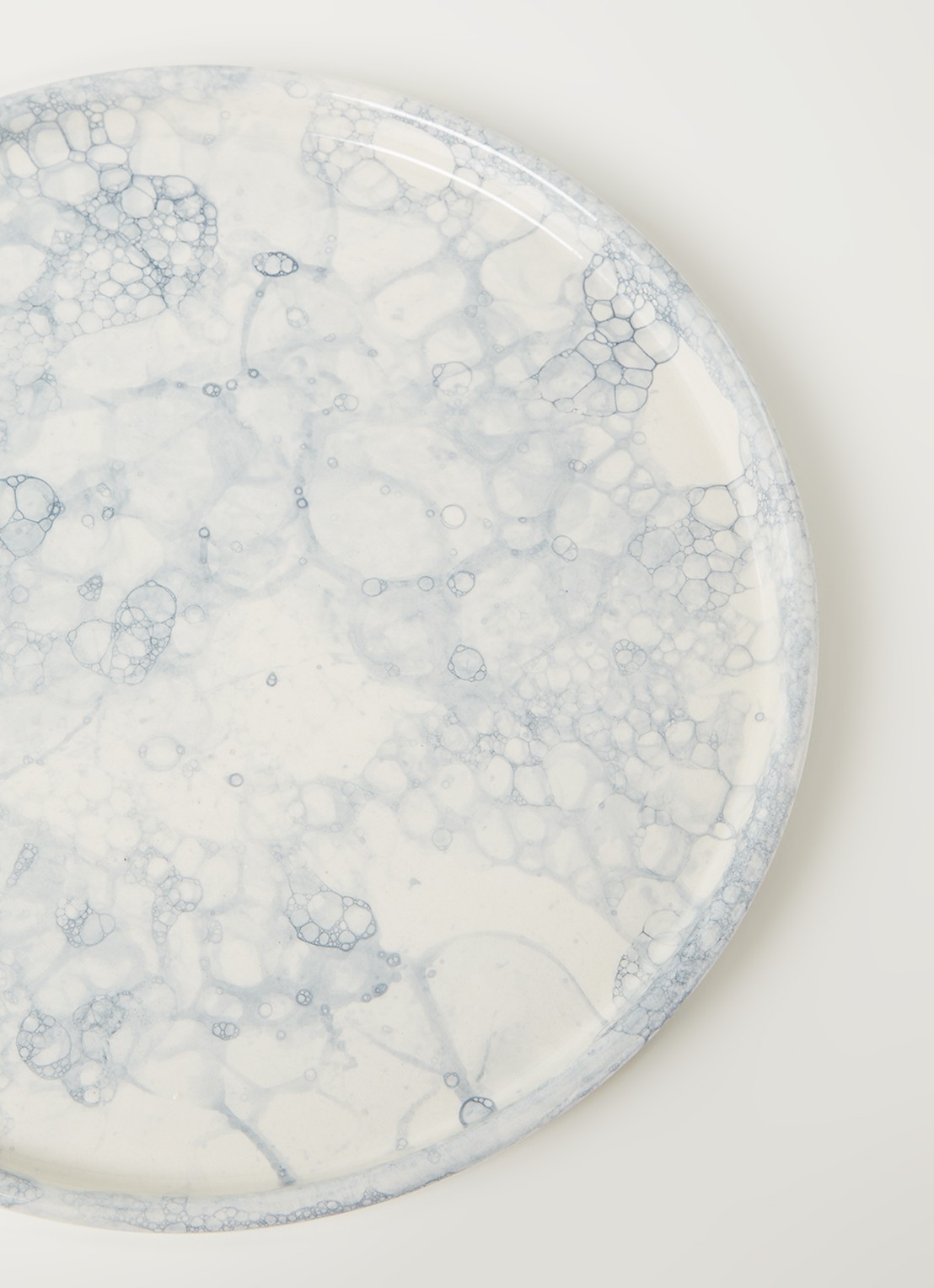 Bowls and Dishes Espuma dinerbord 28 cm - detail gebroken wit