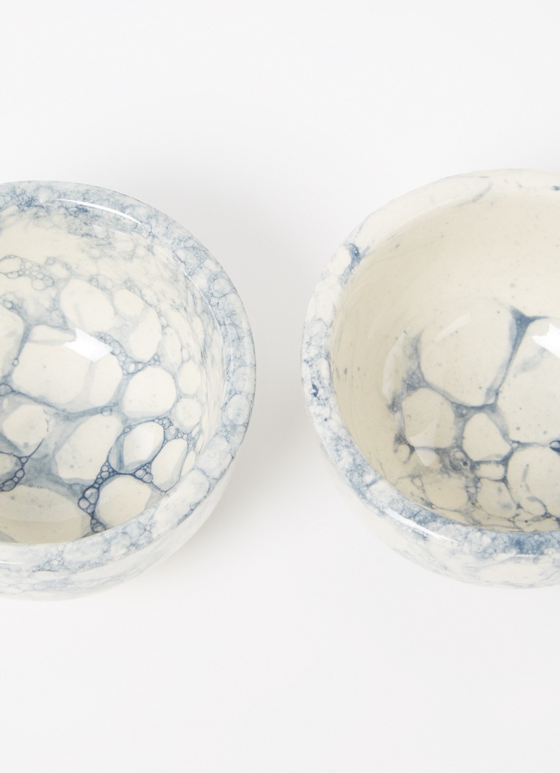 Bowls and Dishes Espuma dipschaal 7 cm set van 2 - voorkant 2 grijs