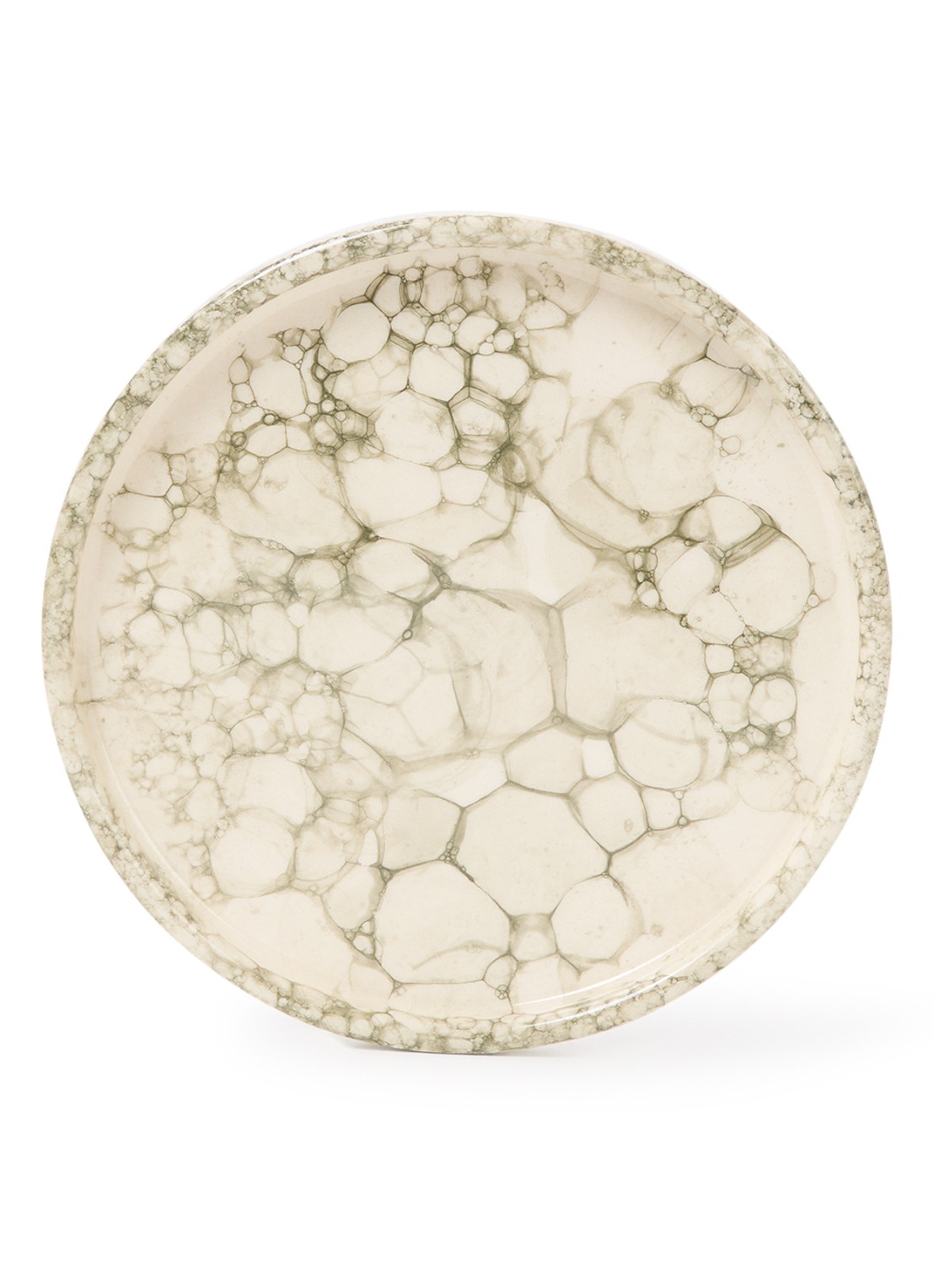 Bowls and Dishes Espuma gebakbordje18 cm - voorkant legergroen