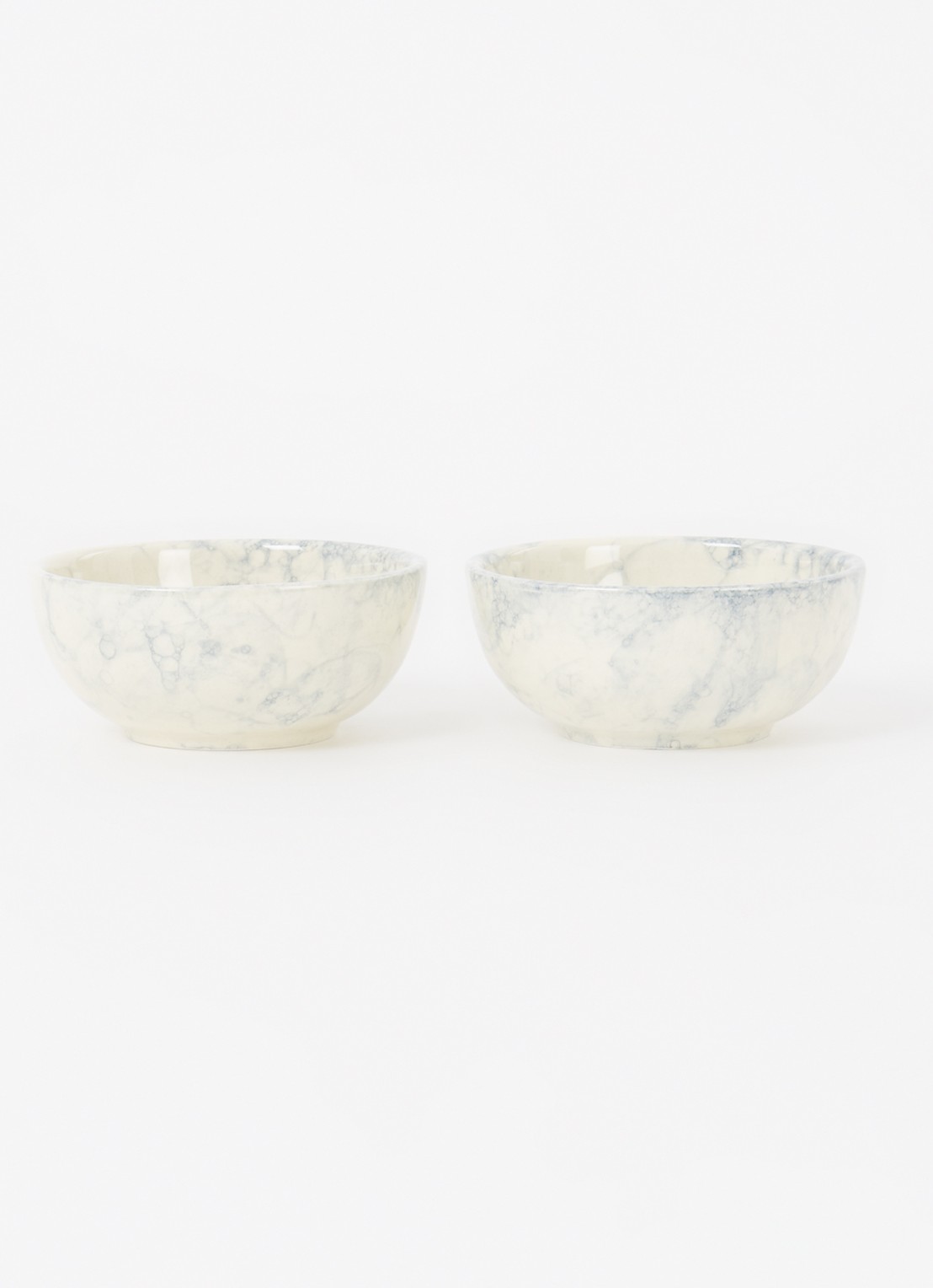 Bowls and Dishes Espuma kom 11 cm set van 2 - voorkant grijs