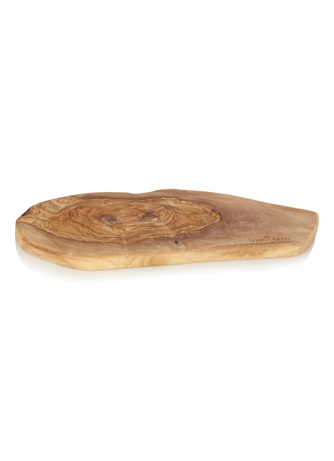 Bowls and Dishes Tapasplank van olijfhout 45 x 16 cm - voorkant bruin
