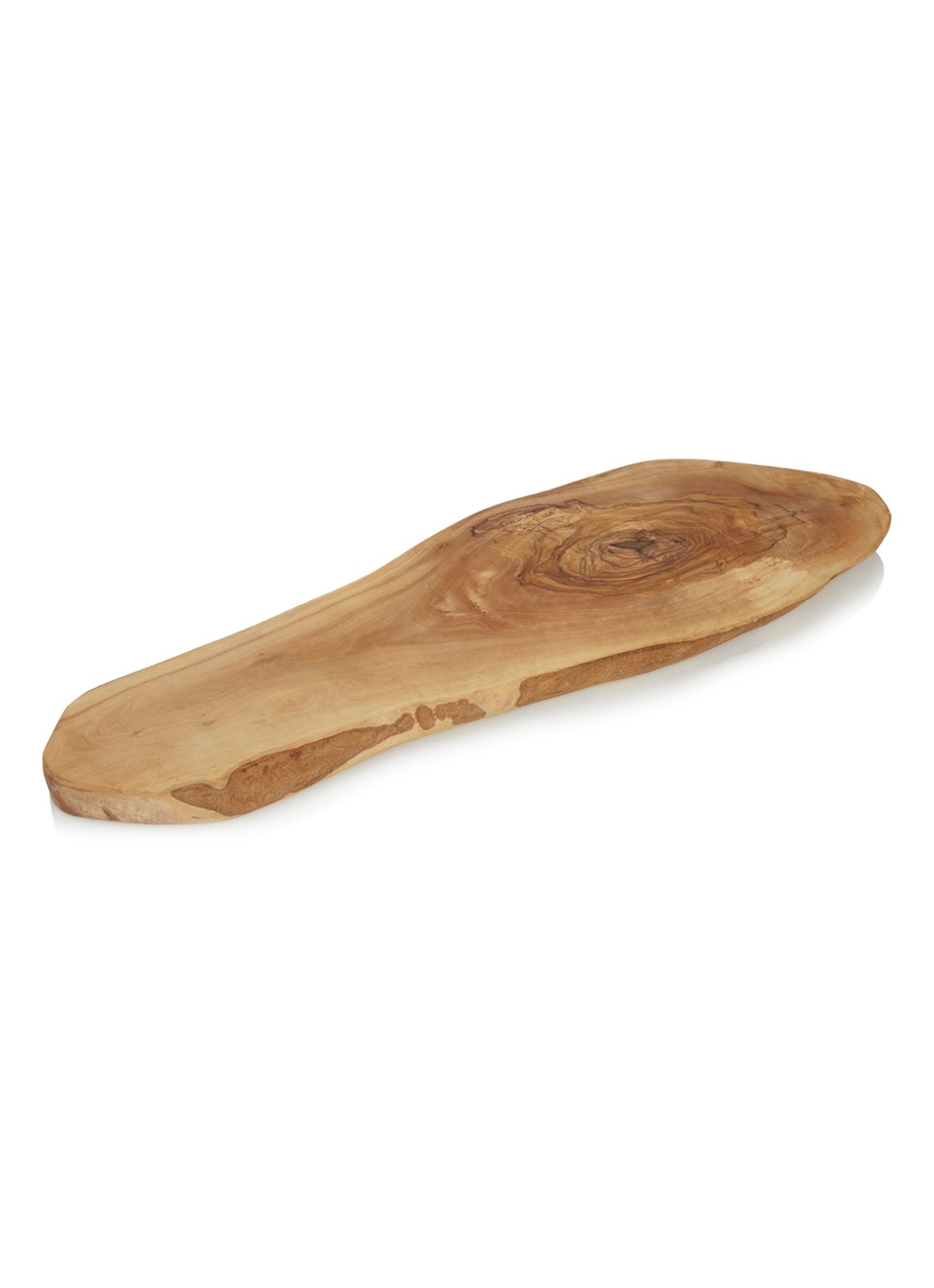 Bowls and Dishes Tapasplank van olijfhout 55 cm - voorkant beige