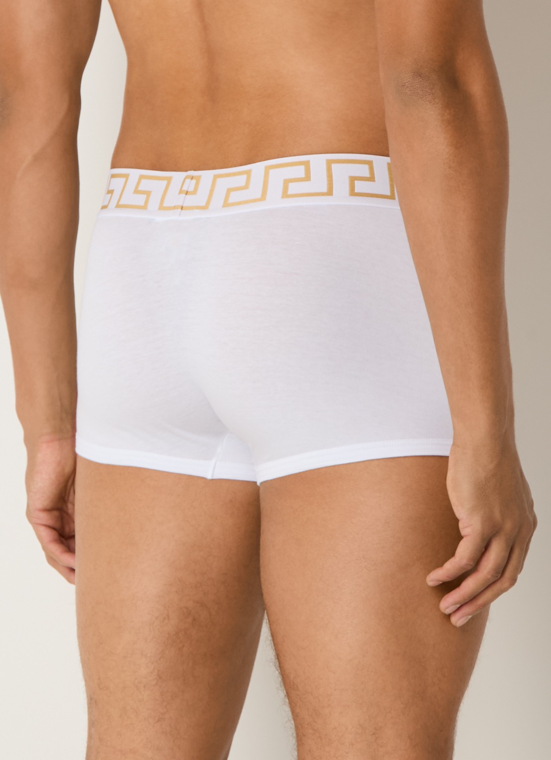 Boxershorts met logoband in 2-pack - achterkant 4 wit