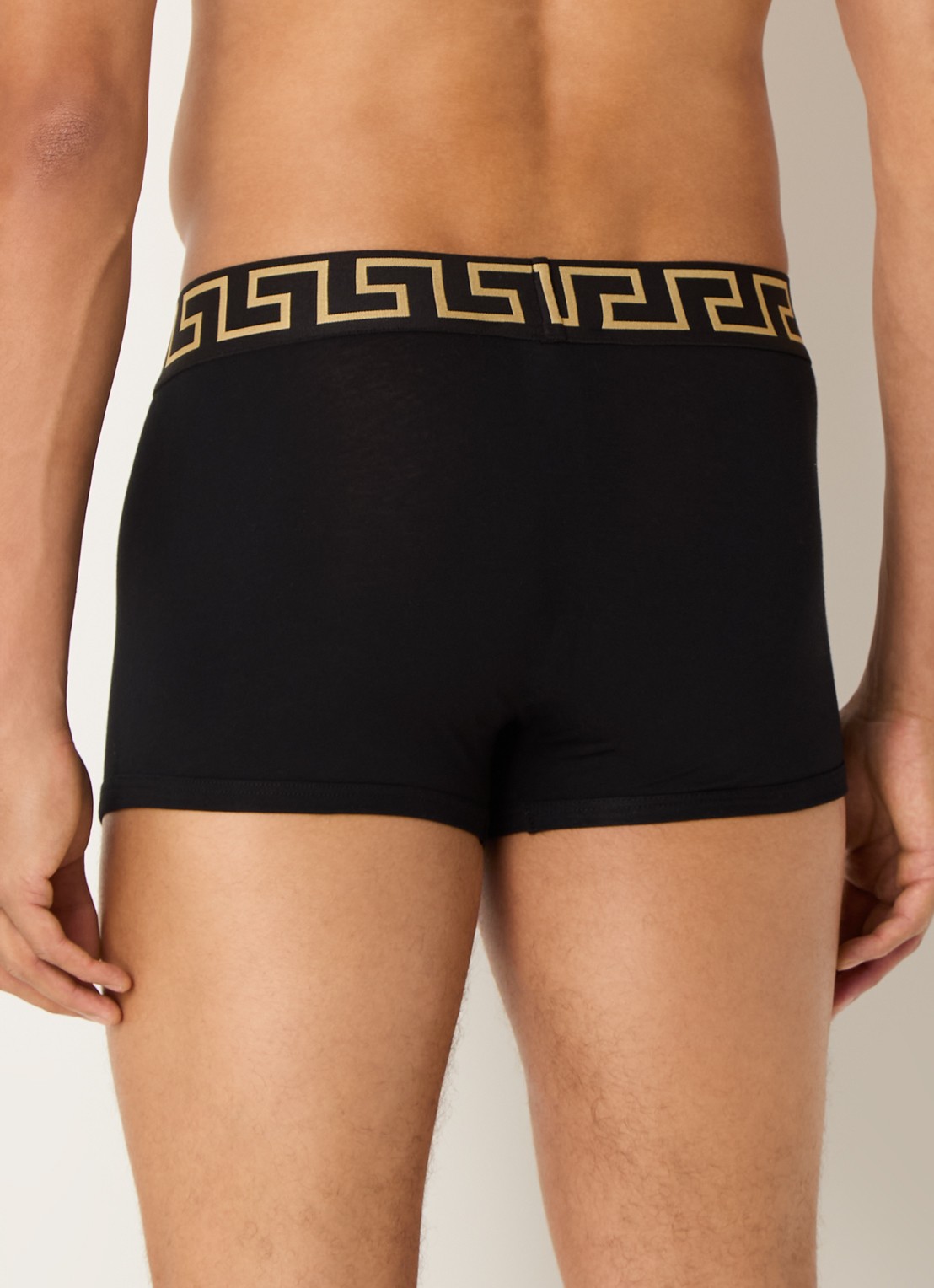 Boxershorts met logoband in 3-pack - achterkant 3 zwart