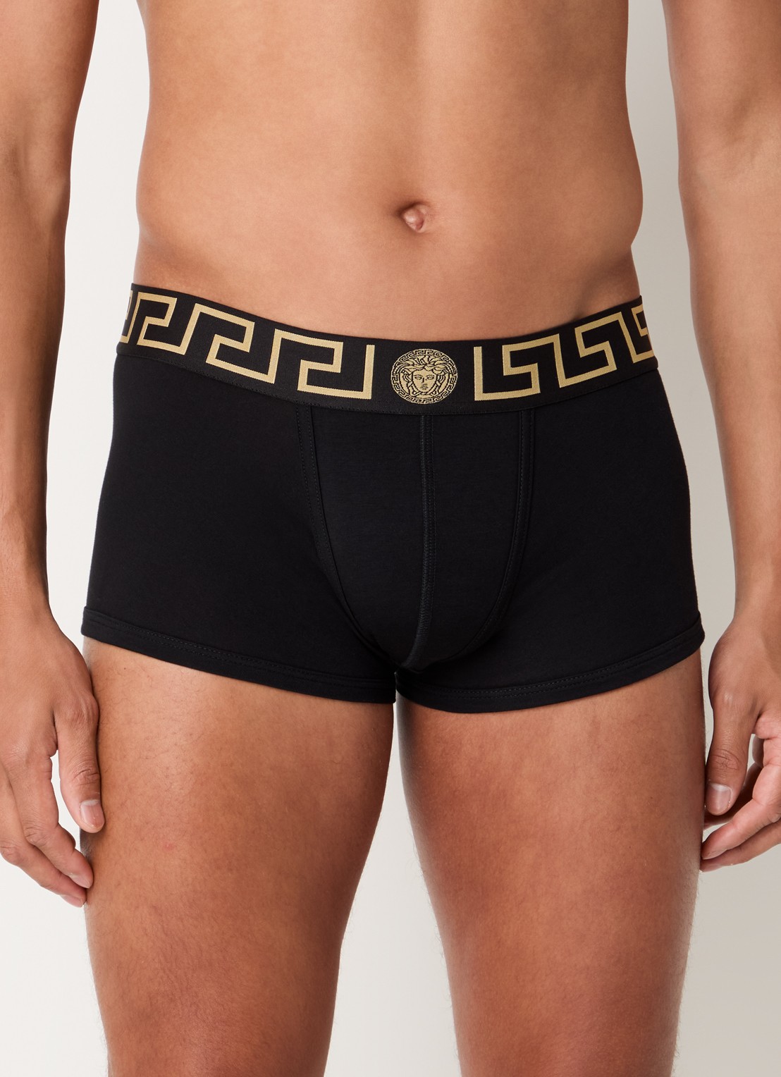 Boxershorts met logoband in 3-pack - detail donkerblauw