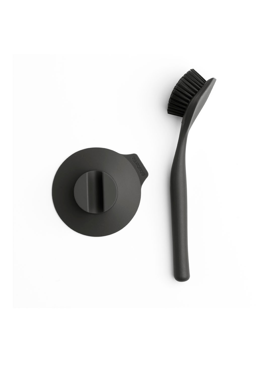 Brabantia Afwasborstel met zuignaphouder - detail 3 donkergrijs