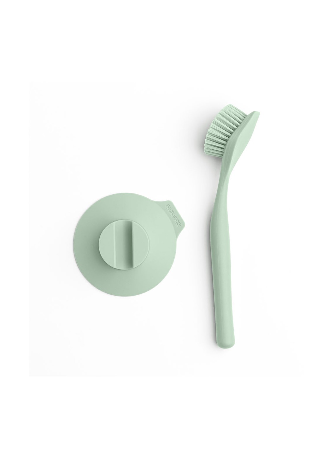 Brabantia Afwasborstel met zuignaphouder - voorkant 3 mint