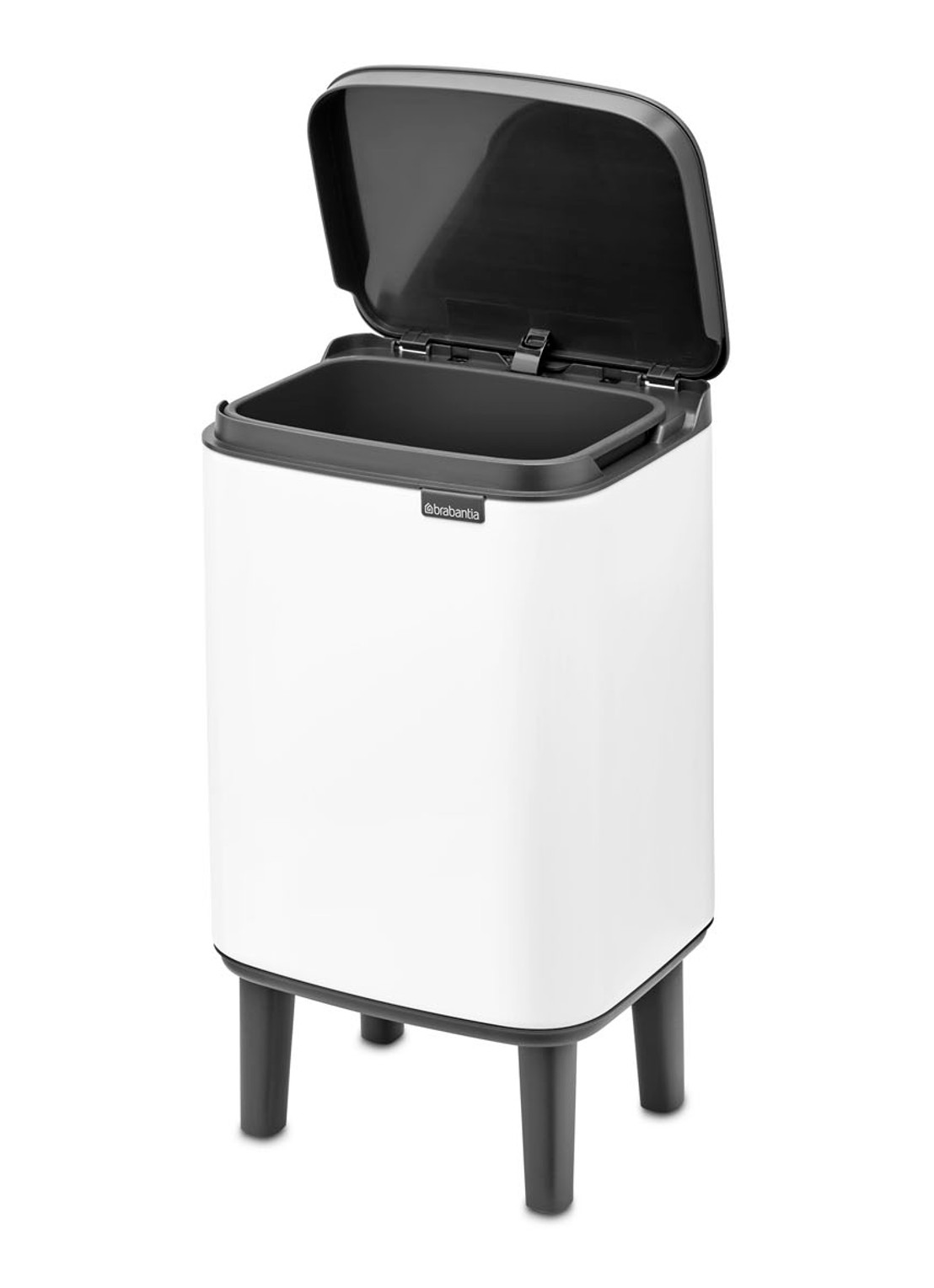 Brabantia Bo Hi afvalemmer 4 liter met kunststof binnenemmer - detail 4 wit